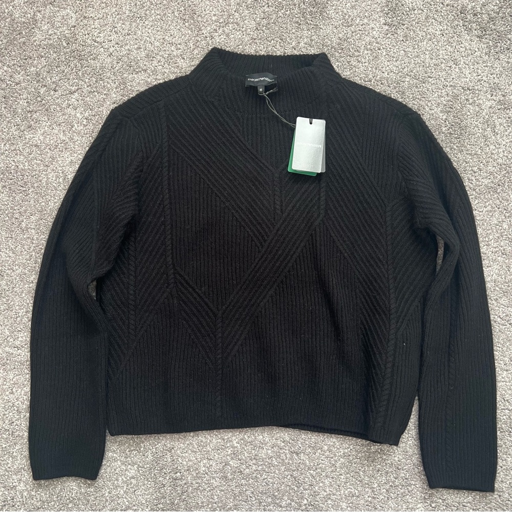 EMPORIO ARMANI wool cashmere sweater NWT